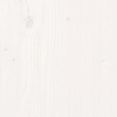 vidaXL Blat biurka, biały, 100x60x2,5 cm, lite drewno sosnowe