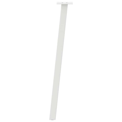 Nogi do stołu konsolowego 4 szt. Białe 72 cm Stalowe