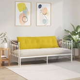 Poduszka na plecy Żółty 160 x 50 cm Tkanina sztruksowa