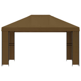 Altana 4 × 3 m Ciemnoszary Poliester i Stal 190 gsm