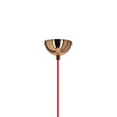 Lampa wisząca SEWILLA zielona - z ceramicznym kloszem - skandynawska lampa nad stół
