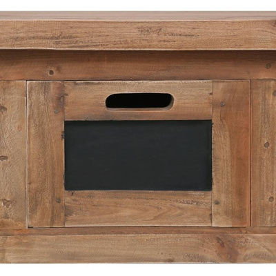 vidaXL Szafka pod TV, 3 szuflady, 120x30x40 cm, lite drewno mahoniowe