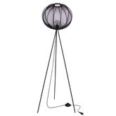 MELLOW lampa podłogowa czarny 1x40W E27 abażur 52 czarny kula 51-41944   