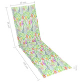 vidaXL Leżak tarasowy z podnóżkiem i poduszką, lite drewno akacjowe