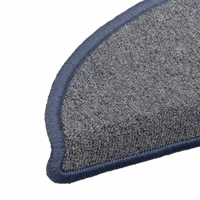 Maty na schody 15 szt. 56x17x3 cm, jasnoszare i niebieskie, półokrągłe