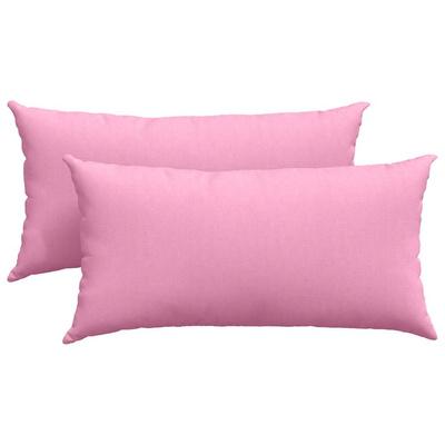 Poduszki na sofę 2 pcs Różowy 80 x 40 cm tkanina