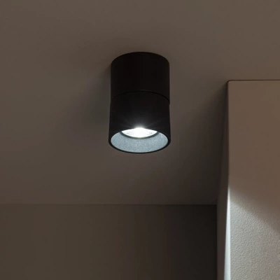 Lampa punktowa Czarna 7W Spot Led 2700-3200K Abruzzo Romeo