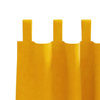 Zasłony zaciemniające 2 pcs Musztardowy Żółty 140 x 260 cm