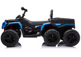 Quad Na Akumulator ATV 6 Kół Z Przyczepką JC606 24V 4x4 Niebieski