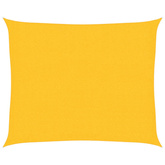 Żagiel przeciwsłoneczny, 160 g/m?, żółty, 2,5x3 m, HDPE