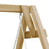 Huśtawka ogrodowa, impregnowane drewno sosnowe, 205x150x157 cm