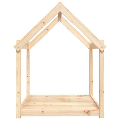vidaXL Legowisko dla psa, 111x80x100 cm, lite drewno sosnowe