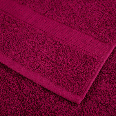 Ręczniki premium, SOLUND, 2 szt., bordowe, 100x200 cm, 600 g/m?