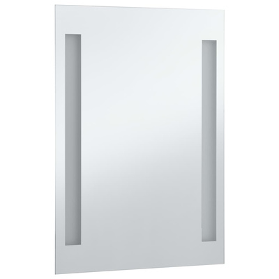 vidaXL Ścienne lustro łazienkowe z LED, 60 x 100 cm