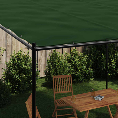 Altana 4 x 3,98 x 2,67 m zielony Poliester i Stal