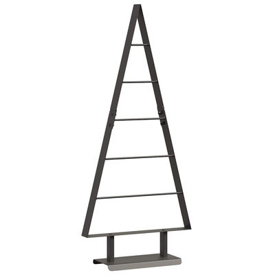 Metalowa choinka świąteczna z podstawą Czarny 90 cm Stal