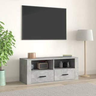 Szafka pod TV, szarość betonu, 100x35x40 cm vidaXL