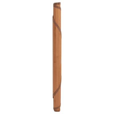vidaXL Dywan okrągły, brązowy, 80 cm, bambusowy