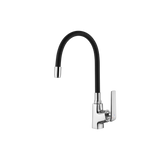 Bateria zlew. ligaria z elastyczną wylewką, chrom/czarny BZ-39-008-L Invena