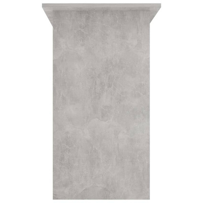 vidaXL Biurko, betonowa szarość, 80x45x74 cm, materiał drewnopochodny