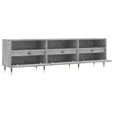 vidaXL Szafka pod TV, szarość betonu, 150x30x44,5 cm