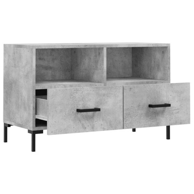 vidaXL Szafka pod TV, szarość betonu, 80x36x50 cm wariant 5