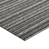 Dywan 20 pcs Antracytowy w paski 50 x 50 cm 100% polipropylen