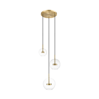 P0428-03L-L4AC ENCELADUS LAMPA WISZĄCA ZŁOTA/GOLD