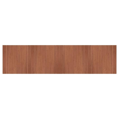 vidaXL Dywan prostokątny, brązowy, 100x400 cm, bambusowy