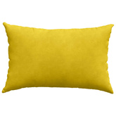 Poduszki na sofę 2 pcs Żółty 60 x 40 cm Tkanina sztruksowa