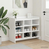 Szafka na buty Biały 85 x 39,5 x 70 cm Drewno inżynieryjne