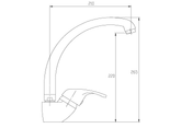 Bateria zlewozmywakowa Mitris chrom Invena model standard