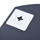 vidaXL Lustro ścienne z półką, 40x60 cm, hartowane szkło