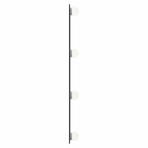vidaXL Lustro ścienne z LED, 50x60 cm, szklane, prostokątne