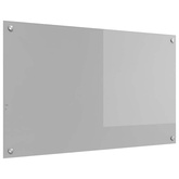 Panel kuchenny Jasnoszary 100 x 60 cm szkło hartowane