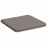 Poduszki na siedziska 4 pcs Ciemnoszary 40 x 40 x 3 cm tkanina