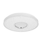 BUBBLES lampa sufitowa plafon 40cm 24W LED 4000K klosz biały+chromowy 14-34267