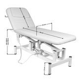 Sillon Leżanka elektr. do masażu 079 1 siln. biała 133201