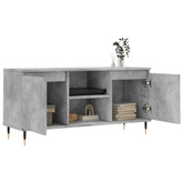 vidaXL Szafka pod TV, szarość betonu, 104x35x50 cm model standard
