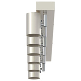 Reflektor sufitowy Nikiel 73 x 6,5 x 11,5 cm Metal