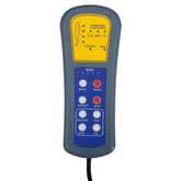 vidaXL Fotel masujący, brązowy, sztuczna skóra