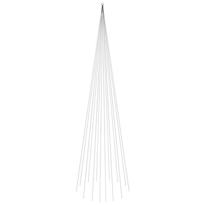 vidaXL Choinka do montażu na maszcie, 1134 niebieskich LED, 800 cm