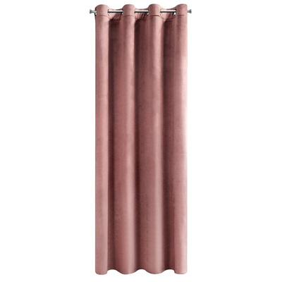 Zasłona Rosa ciemnoróżowa 140x250