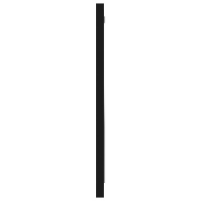 vidaXL Lustro łazienkowe, czarne, 40x1,5x37 cm, płyta wiórowa