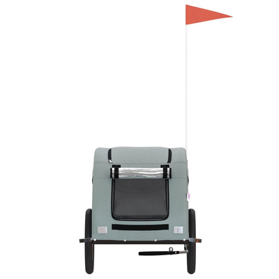 Przyczepka rowerowa dla zwierząt, tkanina Oxford i żelazo