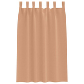 Firany blackout z kółkami 2 pcs Jasny Brąz 175 x 140 cm