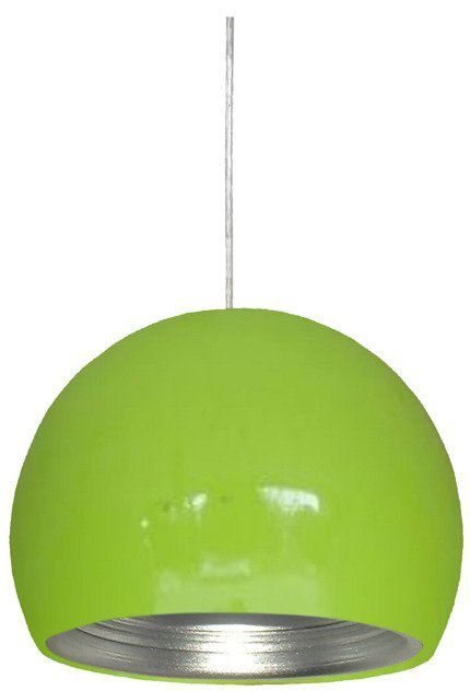 Lampa sufitowa wisząca 1X60W E27 zielony /srebrny PICTOR 31-24930