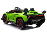 Auto na akumulator Lamborghini Veneno Pilot Światła LED MP3 Zielony