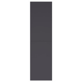 vidaXL Szafki telewizyjne, 2 szt., szare, 30,5x30x110 cm