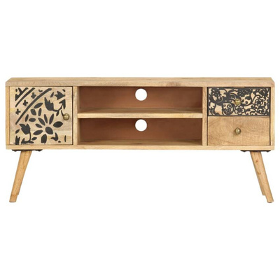 Szafka pod TV, 100x30x45 cm, lite drewno mango vidaXL